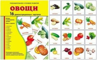 Демонстрационные карточки "Овощи" - fgospostavki.ru - Ногинск