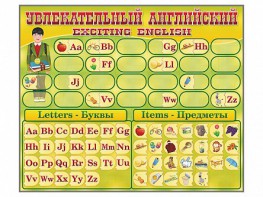 Комплект оборудования "Английский алфавит" с комплектом тематических магнитов - fgospostavki.ru - Ногинск