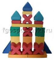 Мягкий модуль-конструктор "Башня" (21 элемент) - fgospostavki.ru - Ногинск