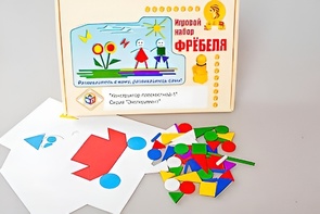 Игровой набор Фребеля "Конструктор плоскостной-1" (Серия "Эксперимент") - fgospostavki.ru - Ногинск