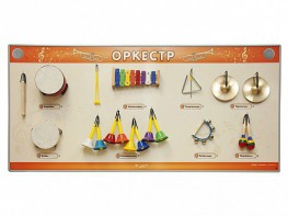 Акустическая тактильная звуковая доска "Оркестр" со звуковым модулем - fgospostavki.ru - Ногинск