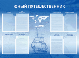 Стенд-уголок "Юный путешественник" - fgospostavki.ru - Ногинск
