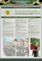 Стенд-уголок "Конституция Российской Федерации и Федеральный закон "О воинской обязанности и военной службе" - fgospostavki.ru - Ногинск