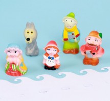 Набор резиновых игрушек «Красная шапочка» - fgospostavki.ru - Ногинск