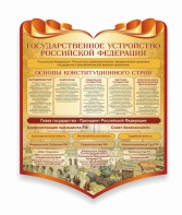 Стенд "Государственное устройство Российской Федерации" Вариант 3 - fgospostavki.ru - Ногинск