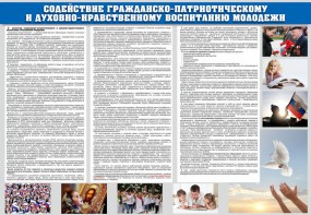 Стенд "Содействие гражданско-патриотическому и духовно-нравственному воспитанию молодежи" - fgospostavki.ru - Ногинск