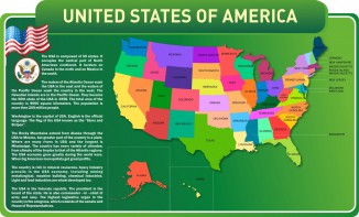 Стенд "United States Of America" - fgospostavki.ru - Ногинск