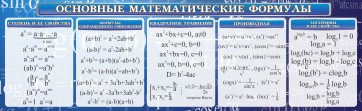Стенд "Основные математические формулы" - fgospostavki.ru - Ногинск