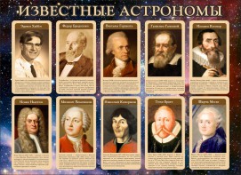 Стенд "Известные астрономы" - fgospostavki.ru - Ногинск