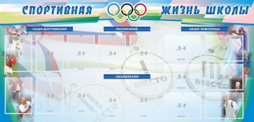 Стенд "Спортивная жизнь" Вариант 4 - fgospostavki.ru - Ногинск