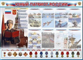 Стенд-уголок "Юный патриот России" - fgospostavki.ru - Ногинск