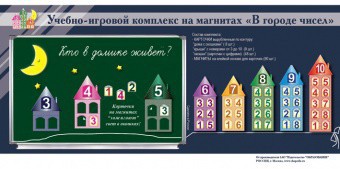 "В городе чисел". Для лучшего понимания и запоминания состава чисел первого десятка - fgospostavki.ru - Ногинск