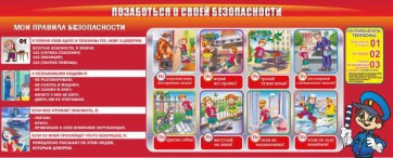 Стенд "Позаботься о своей безопасности" - fgospostavki.ru - Ногинск