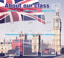 Стенд "About our class" - fgospostavki.ru - Ногинск