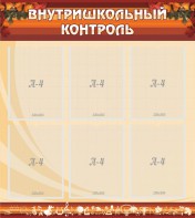 Стенд "Внутришкольный контроль" - fgospostavki.ru - Ногинск