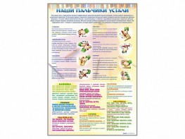 Стенд "Наши пальчики устали" (зарядка) - fgospostavki.ru - Ногинск